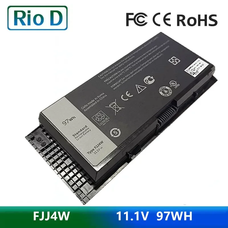 

FJJ4W FV993 11,1 V 97WH Аккумулятор для ноутбука DELL Precision PG6RC R7PND OTN1K5 M6600 M6700 M6800 M4800 M4600 M4700