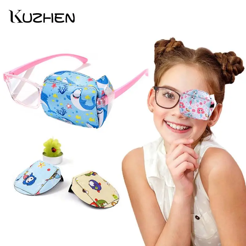 1Pcs Cute Kids Strabismus Treatment Vision Care Children Health Care Kids Child Occlusion Medical Lazy Eye Patch Eyeshade 2