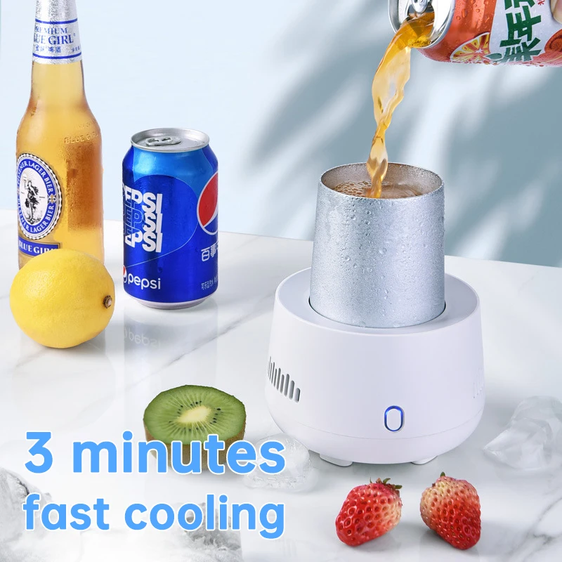 USBRefrigeratorBeverageFastCoolerCupElectricBeerBottleCan
