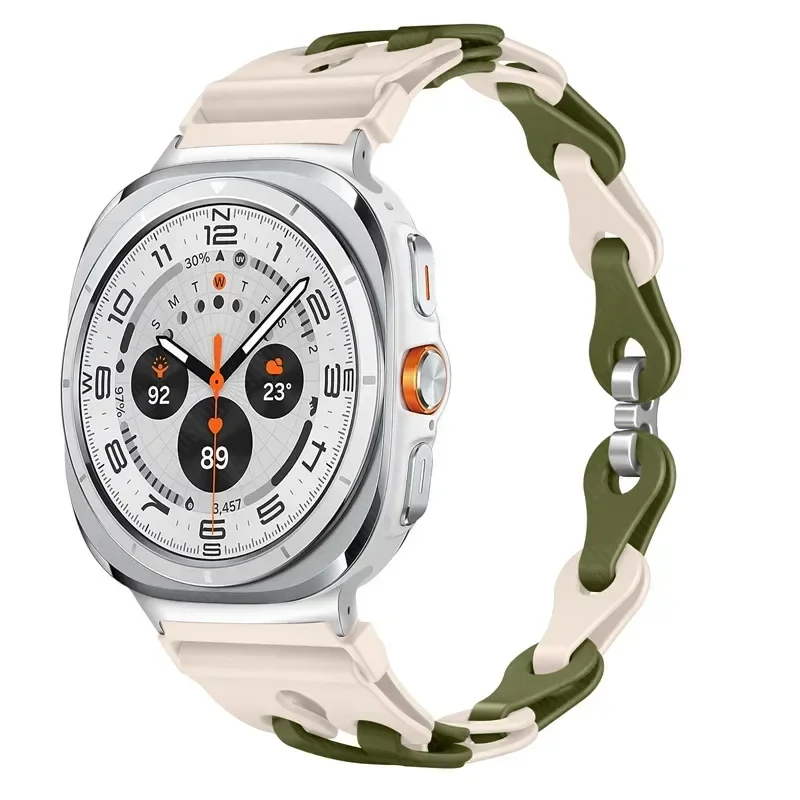 Silicone Chain Strap Replacement Wristband Bracelet