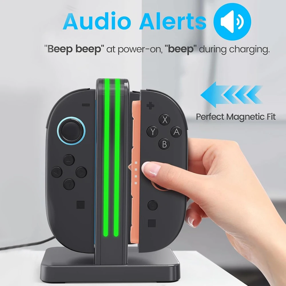Enhanced Charging Dock with LED Indicator and Cable
