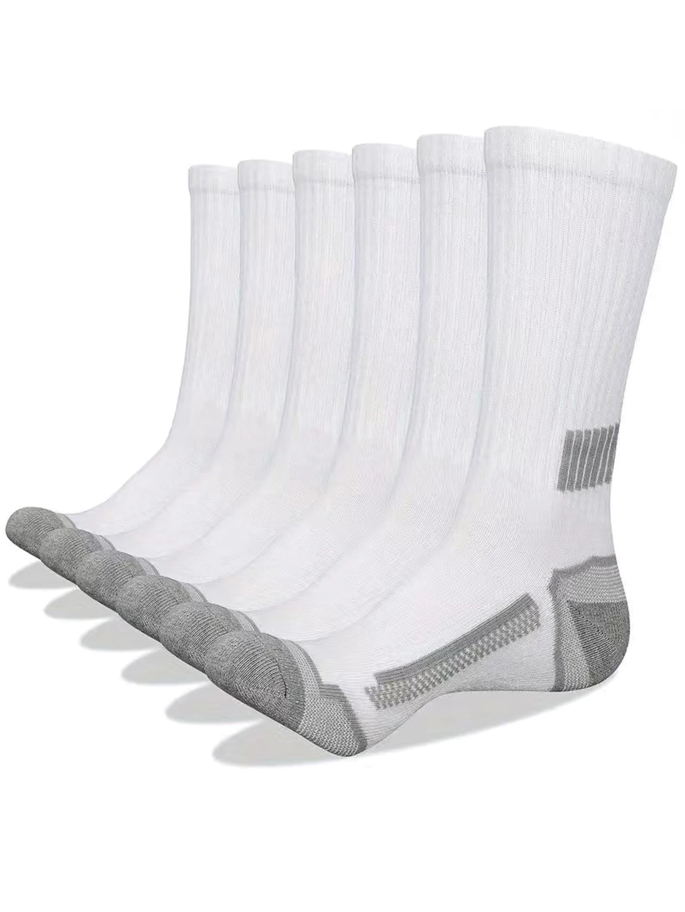 MEN'S Sports Socks 12Pairs Sweat Absorbing Comfortable Breathable for Basketball Training Outdoor Running