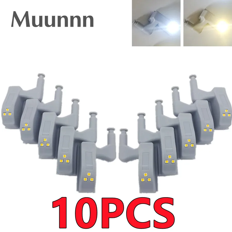 LED Inner Hinge Lamp Under Cabinet Lights Universal Wardrobe Cupboard Sensor Lights Night Lamp for Bedroom Kitchen Closet
