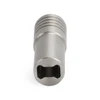 Screwdriver Extension Pole Adapter Sleeve For 6.35 Bits Leatherman Flat Bit Free T2 T4 K2 K4 P2 P4 Stainless Steel Inlaid Magnet 6