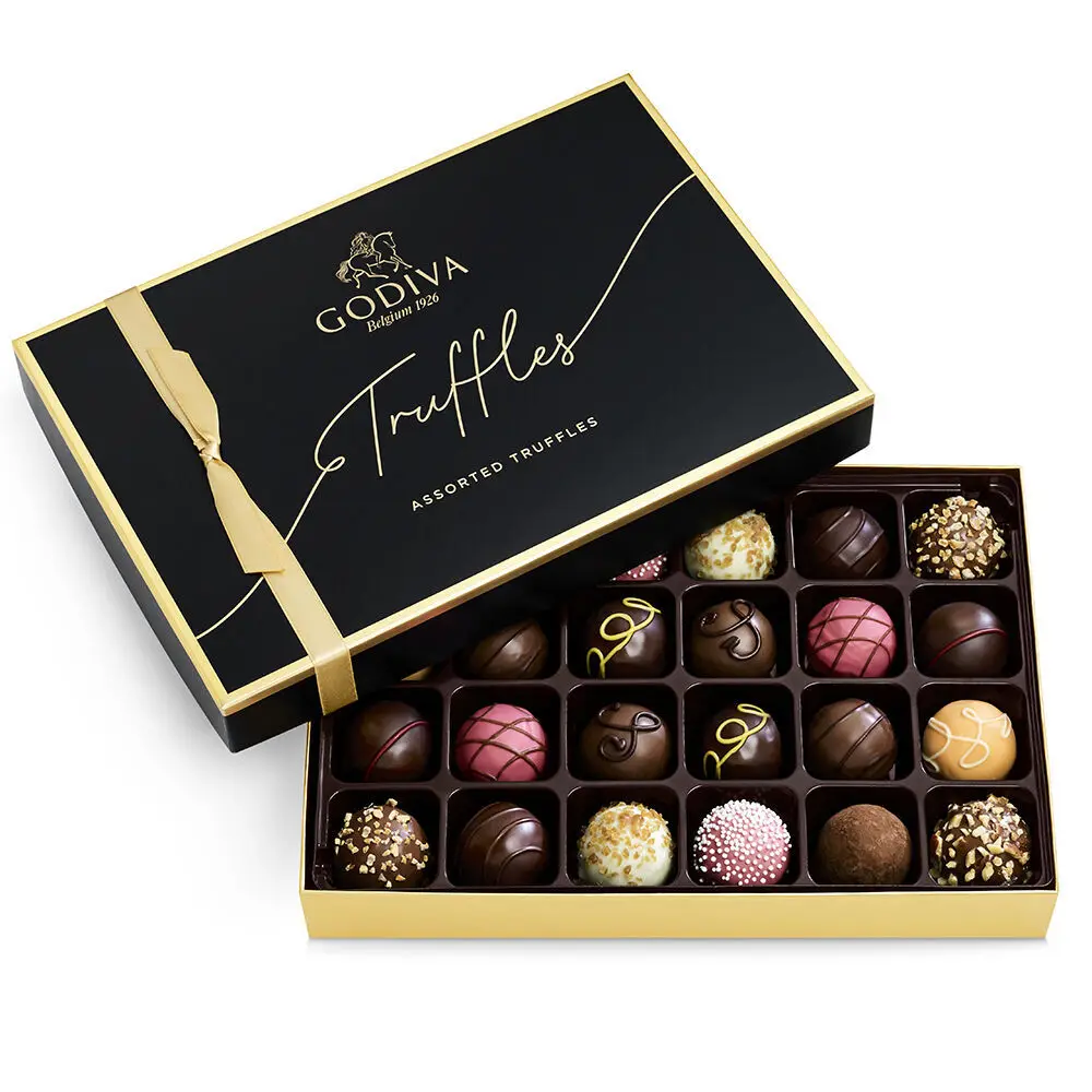 Chocolate Gift Box Custom Luxury Gift Paper Chocolate Packing Box manufacturer Magnetic Chocolate gift packaging boxes with insert
