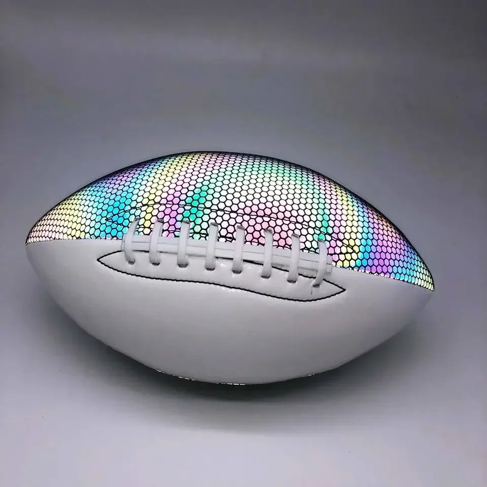 Customize Logo Composite Leather Rugby Official Size F9 Gift Game ball American Football view 4