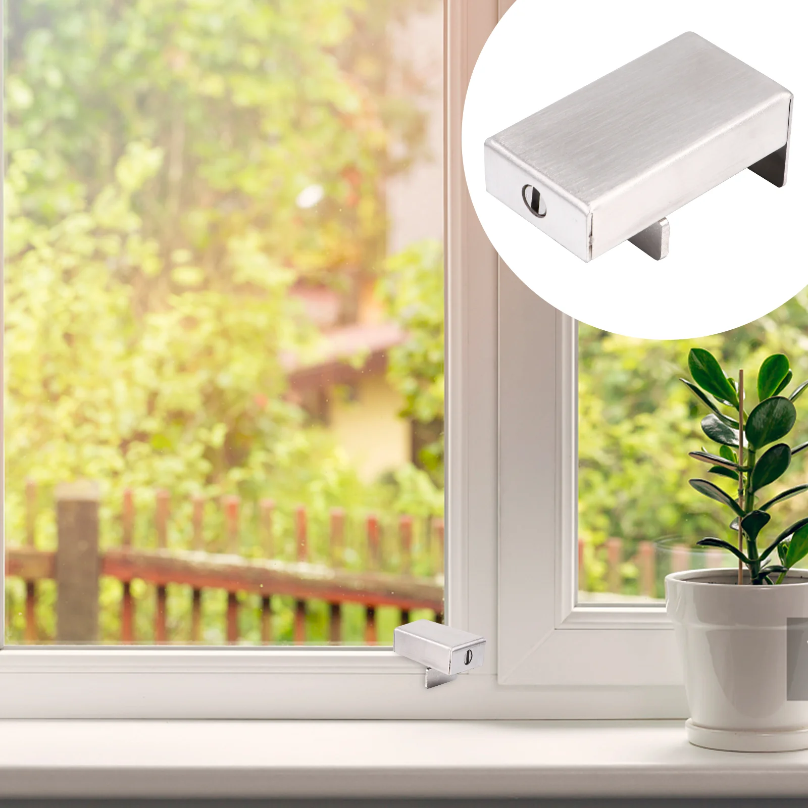 2pcsAntiTheftWindowLockswithKeysWindowGuardStopperforHome