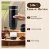 Portable Coffee Machine Wireless Electric Espresso Coffee Maker for Capsule Coffee Powder Travel Camping Coffee Maker 2