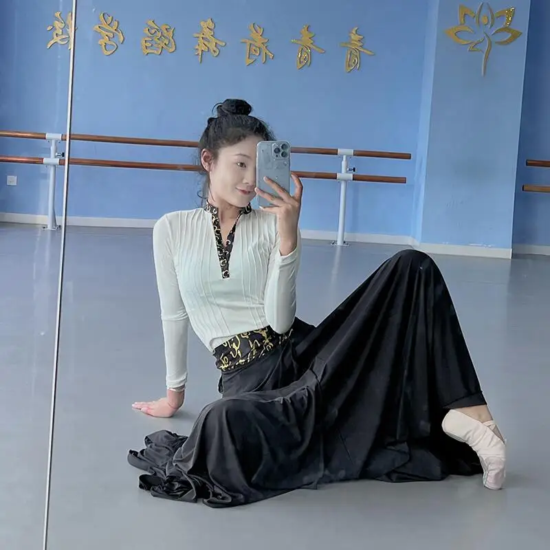 

The new Mongolian dance costumes Mongols dance costumes women ethnic dress Mongolian dress test practice dress women رقص