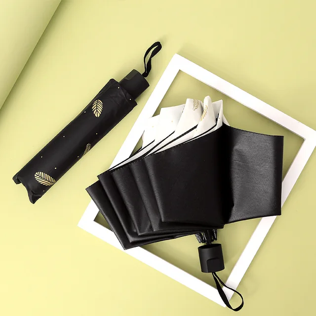 Toll Anti Ultrikus Esernyő Napsütő Női 8 Bordák Uv-Rezisztens Eső Paraguák Összecsukható Hordozható Férfiak Parazol - Image 4