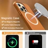 Official Animation Leather Magsafe Case For iPhone 15 14 13 16 Pro Max 16 Plus Magnetic Wireless Charging Phone Cases Back Cover 2