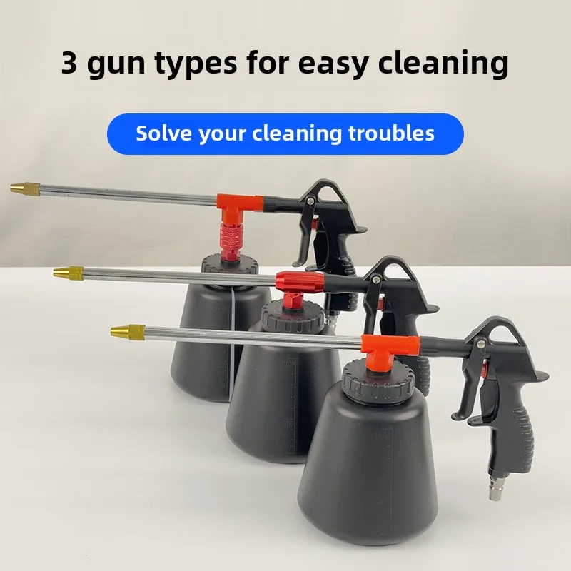 Pneumatic High-pressure Cleaning Gun Spray Gun Car Wash Engine Oil Oil Water Air Dual Adjustable Air Pump Air Compressor 2