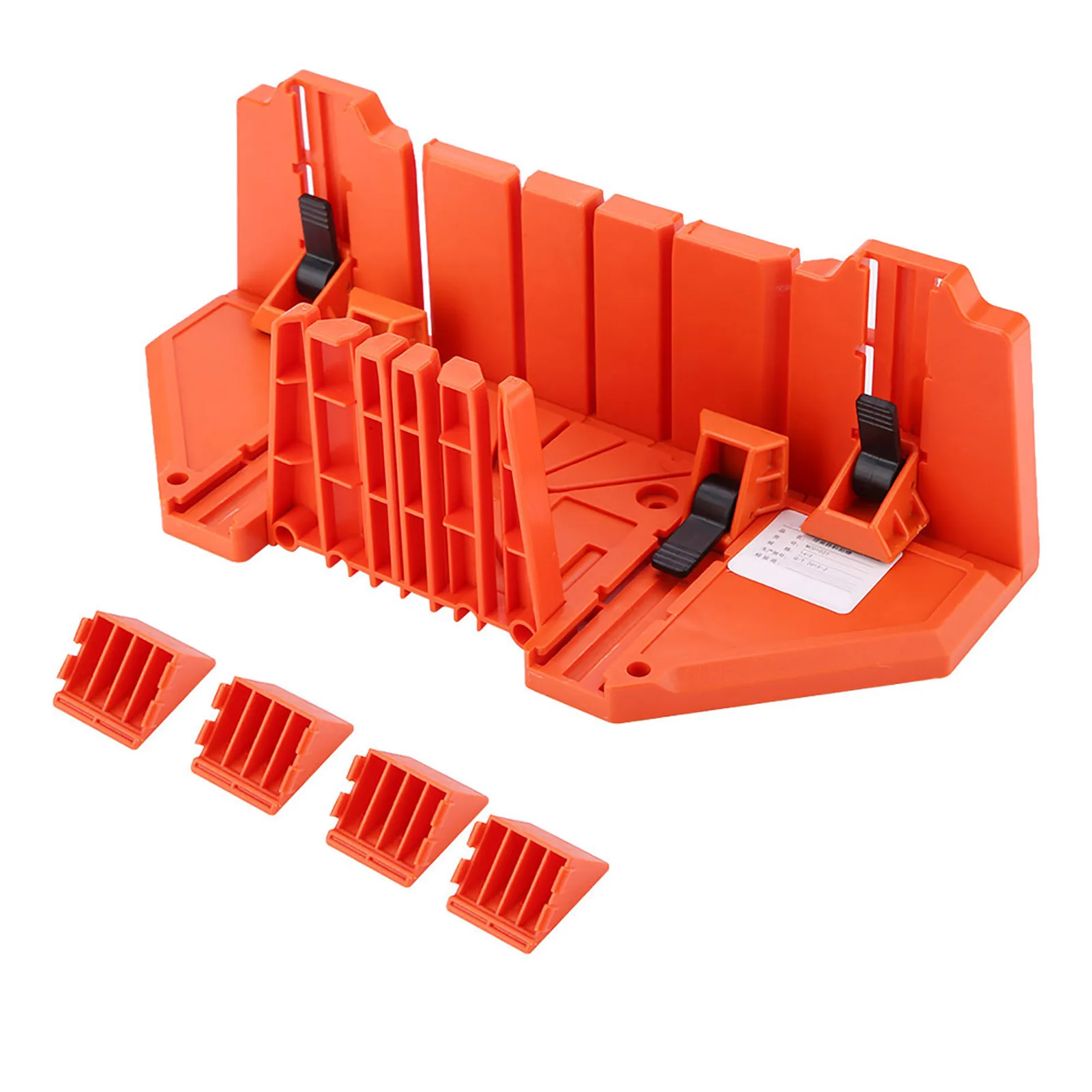 

14Inch Saw Mitre Box With 4mm Self-tapping Screw Woodworking Clamping Mitre Saw Box Wood Gypsum Oblique Angle Cutting Tools