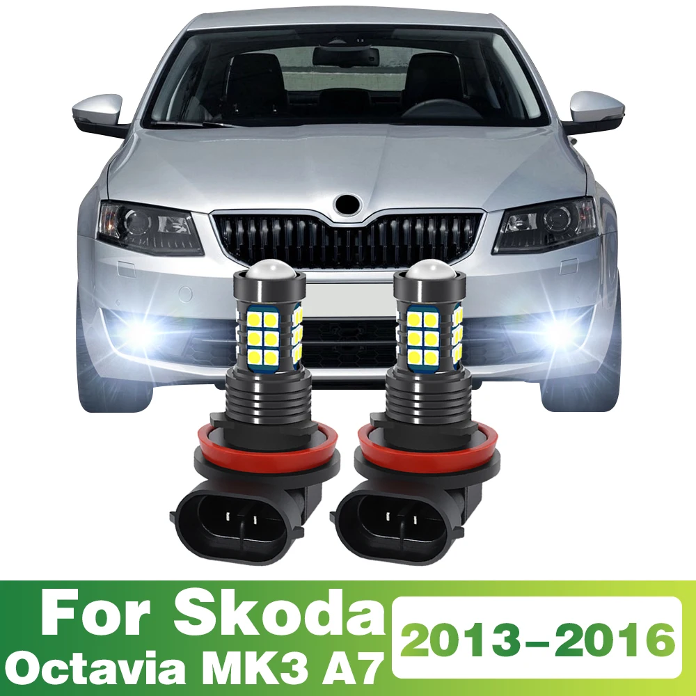 Skoda Octavia MK3 A7 2013 2014 2015 2016 액세서리 용 2Pcs ..