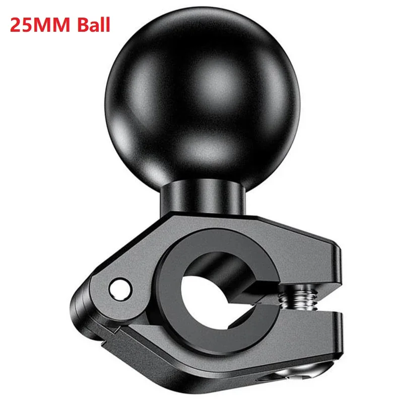 Universal 1-Inch Ball Head Motorcycle/Bicycle Handlebar Mount Adapter