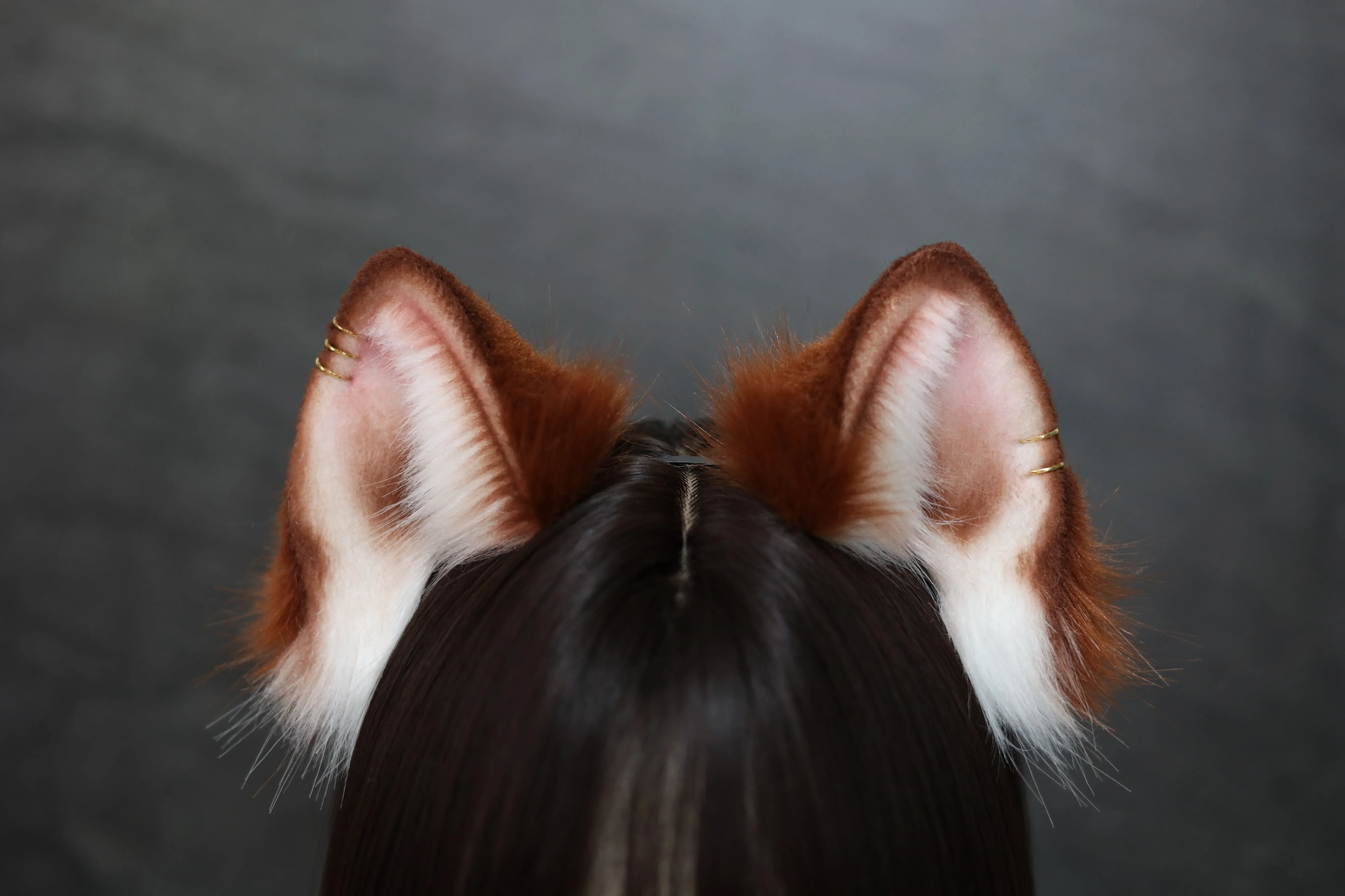 Cat Ear Hair Hoop with Earrings and Optional Tail description 4