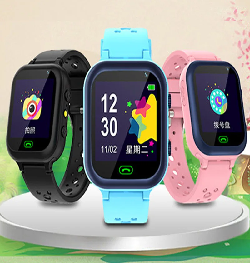 

Q15 children touch screen phone watch waterproof photo students intelligent remote monitoring gift watches color 2 g baby