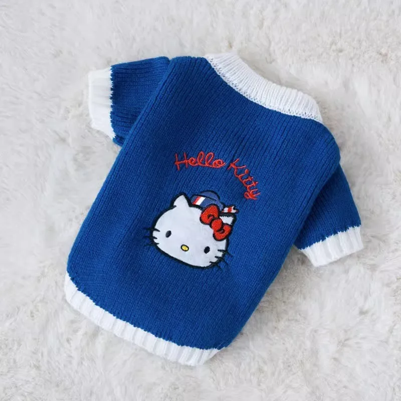 

Cartoon Sanrio Dog and Cat Clothes Hello Kittys Accessories Cute Beauty Kawaii Anime Dog Sweater Pet Clothing Toys for Girl Gift