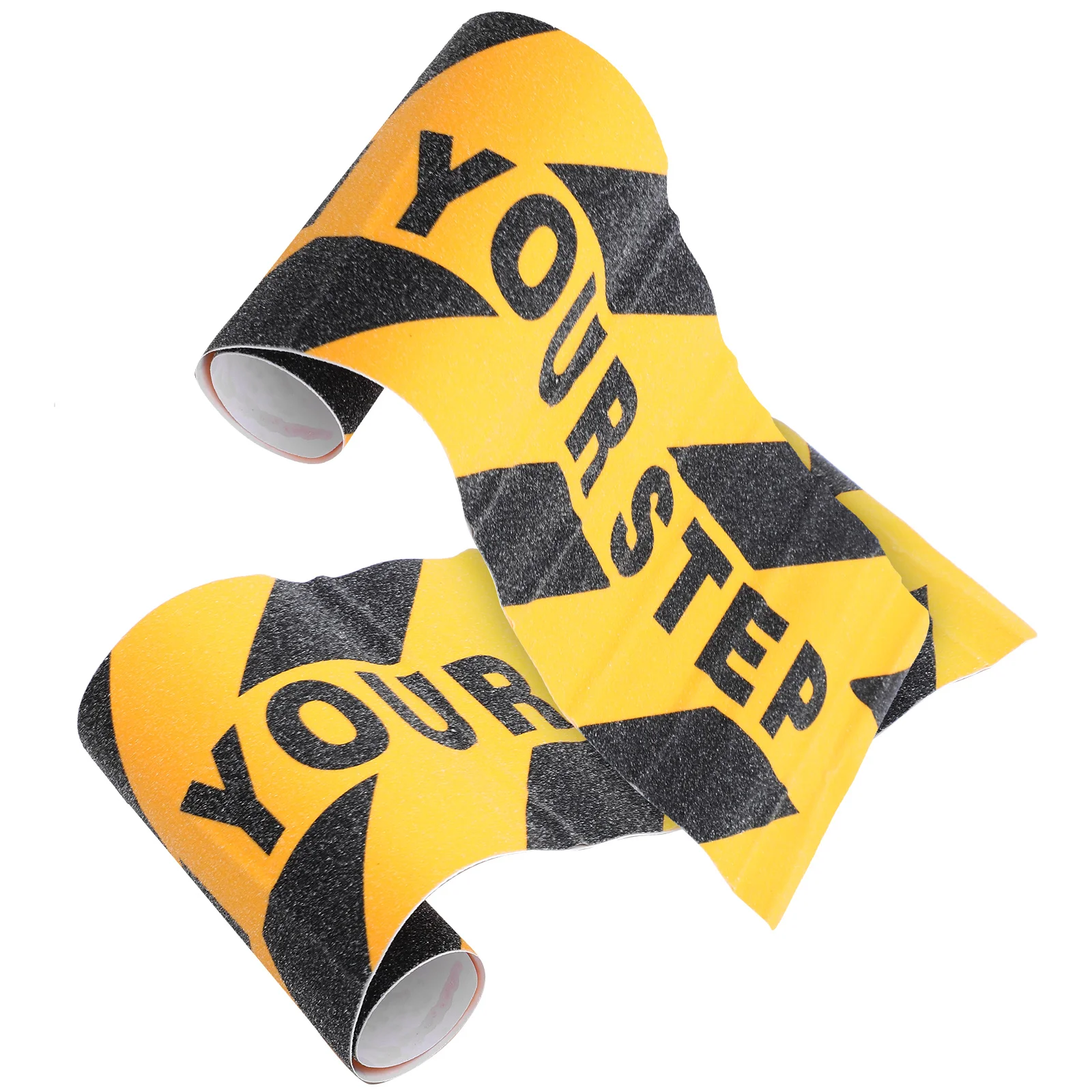

2 Pcs Sticker Non-slip Stairs Anti-Slip Tape Stickers Caution Sign Pvc Wet Floor