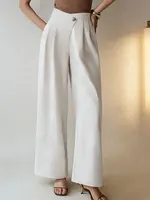 Autumn New Women's Trousers Streetwear Fashion Elegant Female Pants Clothing Solid Sexy Casual Slim Versatile Button Trousers - Image 5