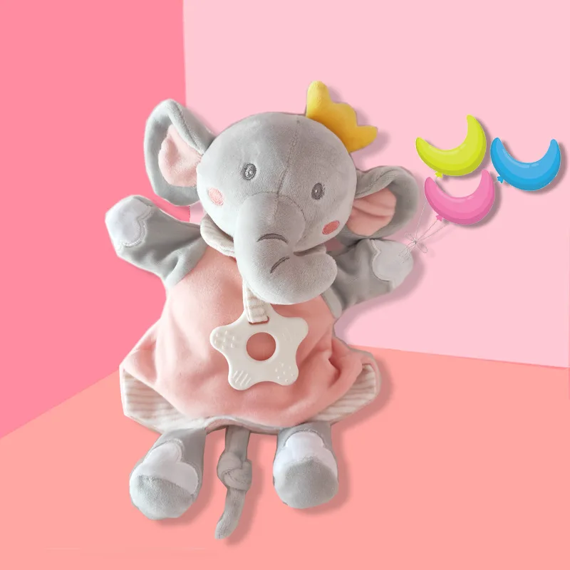 Plush Toy Hand Puppet Teether Toys Baby Soothing Chewing Sleep Doll Animal Puppet Rabbit Pig Lion Soft PP Cotton Stuffed Toys 6 Plush Toy Hand Puppet Teether Toys Baby Soothing Chewing Sleep Doll Animal Puppet Rabbit Pig Lion Soft PP Cotton Stuffed Toys 6