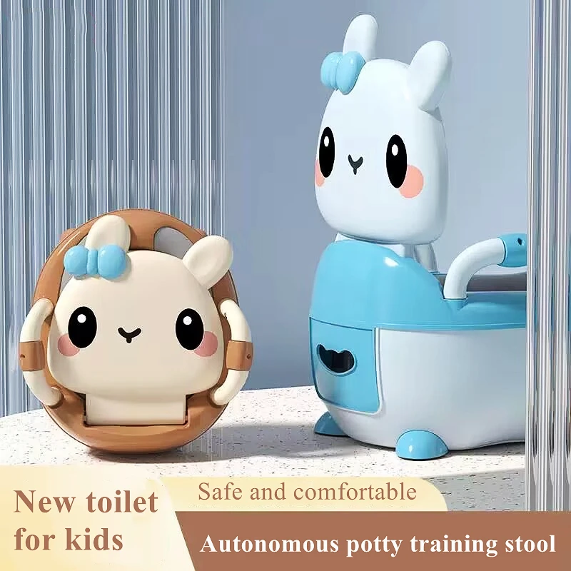 Kids Toilet Potties Seats Baby Toilet Boys Girls Potty Training Seat Child Potty Chair Infant Urinal Basin Comfy Toilets Stool 2