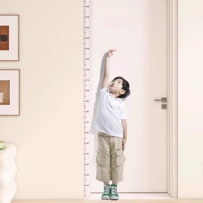 Height sticker 1 Piece 0-200cm Measuring Tape Wall Decal for Kids Room Nursery Bedroom Waterproof Growth Chart