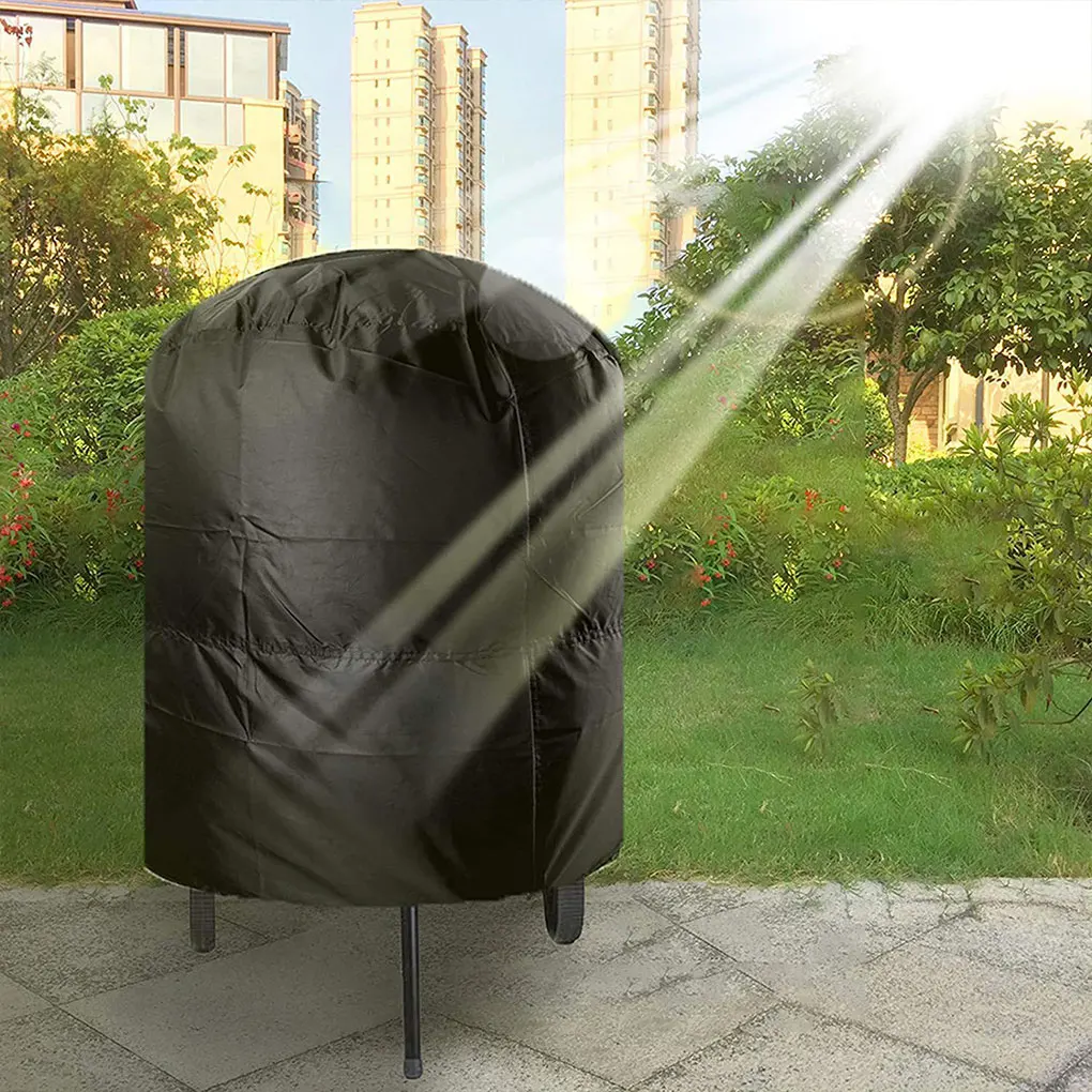 BBQ Cover Outdoor Anti-Dust Waterproof Oven Cover Heavy Duty Grill Rain Protective Outdoor Barbecue Charcoal Grill