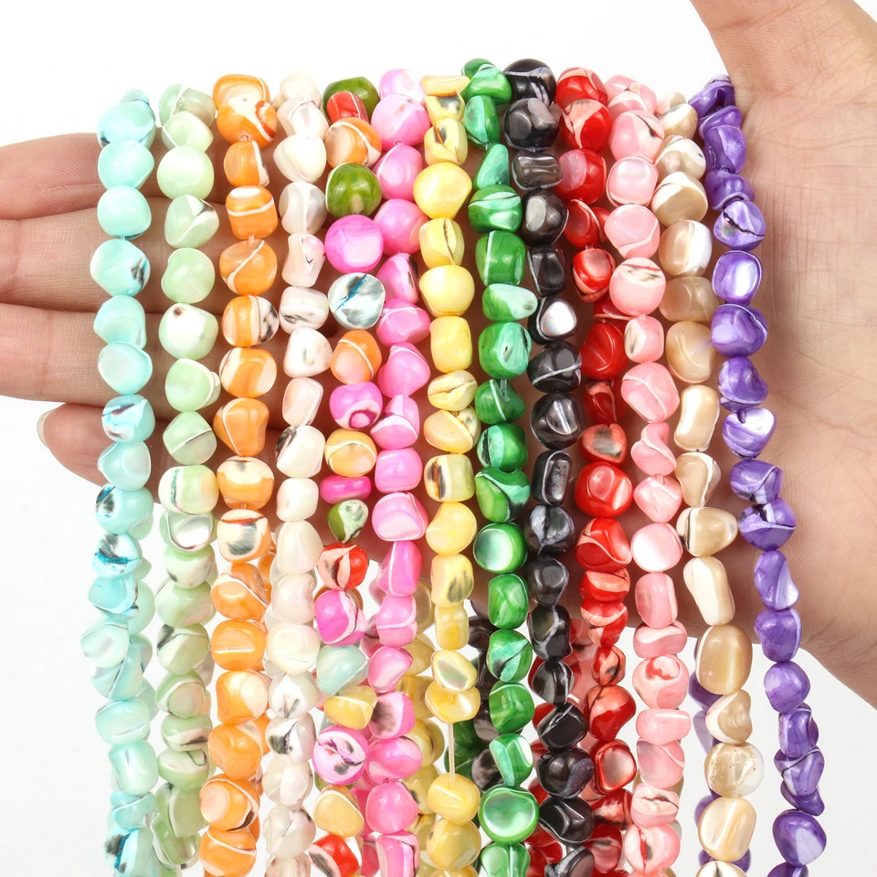 Echte Abalone Muschelperlen - Bunte Cabochons Für Schmuck DIY