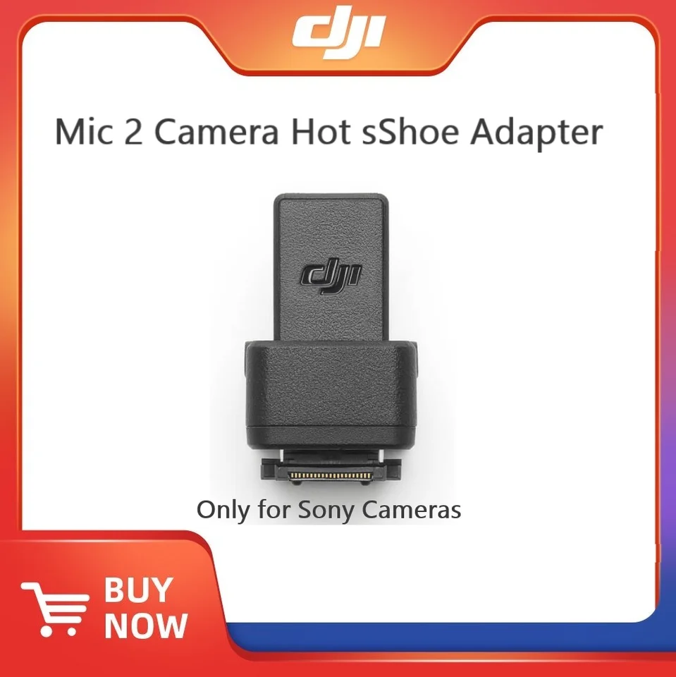 DJI Mic 2 Camera Hot Shoe Adapter for The DJI MIc 2 Receiver Is
