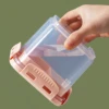 WORTHBUY Brown Sugar Storage Container Airtight Sugar Saver Plastic Sealed Sugar Storage Box With Spoon Food Storage Jar Tank 4