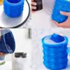 1pc-Silicone Ice Cube Maker Portable Bucket Wine Ice Cooler Beer Cabinet Space Saving Kitchen Tools Drinking Whiskey Freeze 2