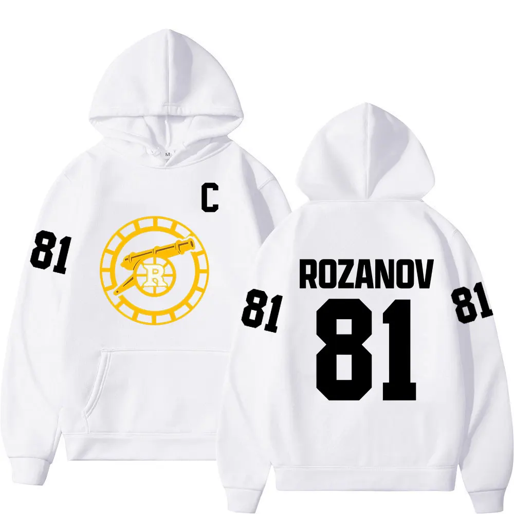 Heated Rivalry Ilya Rozanov 81 Boston Raiders Hoodies Men Women Hip Hop Fashion Sweatshirts Casual Loose Long Sleeves Pullovers