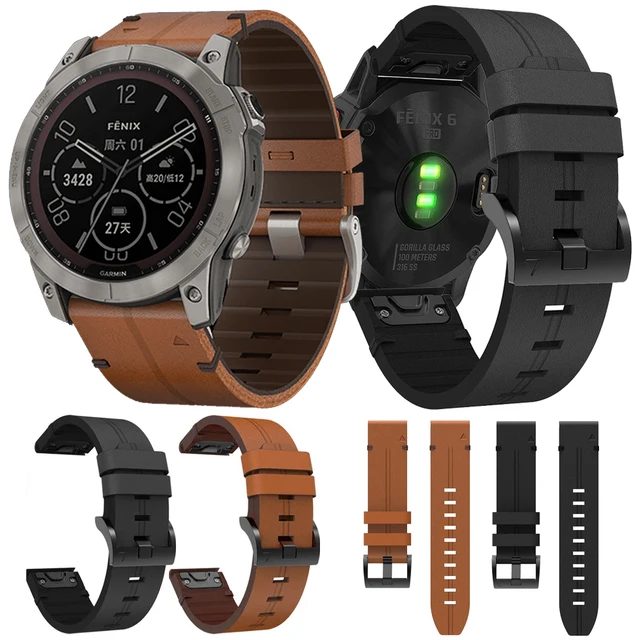 Cinturino In Silicone Per Garmin Fenix 5/6 | 22 Mm, Design A Nido D'Ape | Ricambio Ufficiale - Foto 7