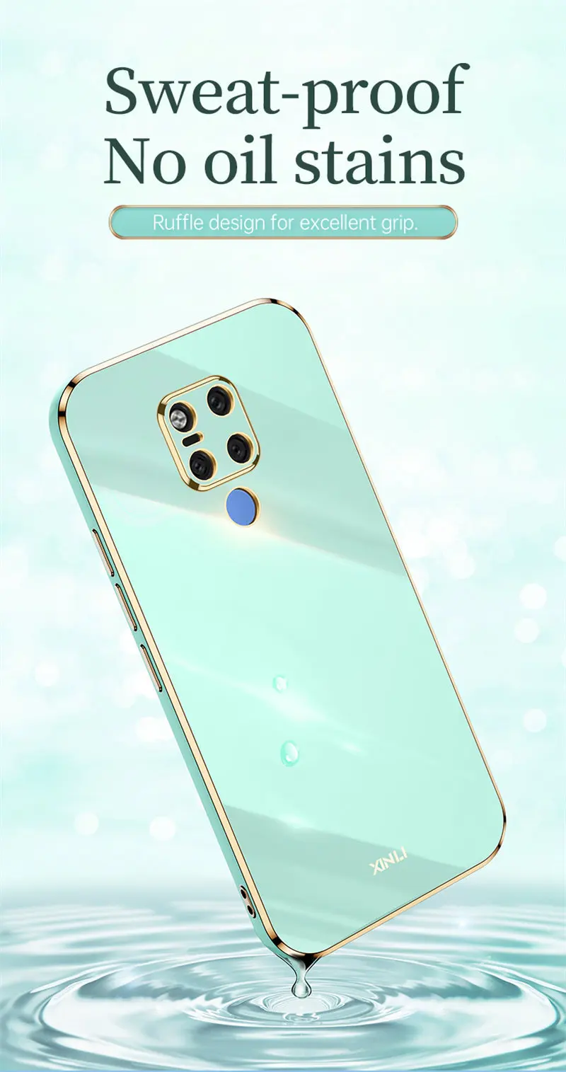 Enhanced Shockproof Plating Silicone TPU Phone Case