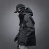 Fuction Tactical Jackets Multi Pokcets Hooded Coat Men Techwear Jackets Windbreaker Black Oversized Harajuku Jackets Outwear 2
