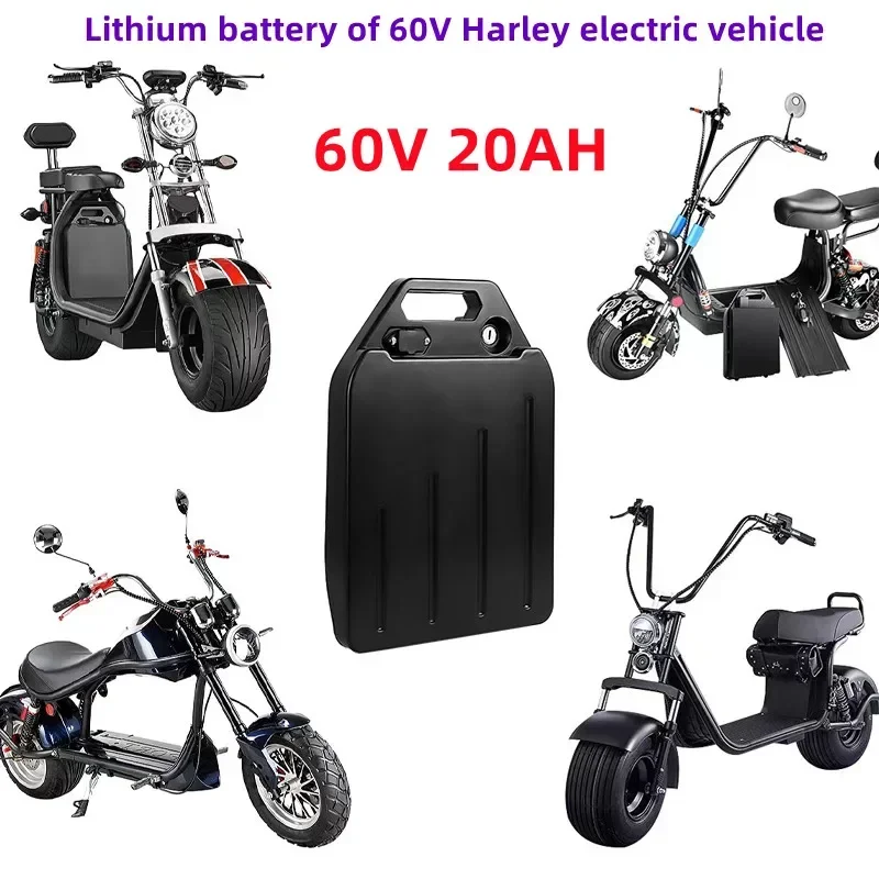 

New Full Capacity Power 18650 Lithium Battery 60V20ah-60ah Lithium Battery Pack Suitable for 250-2000W+Lithium Battery Charger