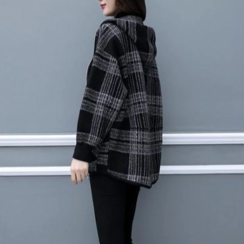 Veste zippée en laine et mélanges pour femme, style coréen, élégant, tendance, grande offre décontractée, demi-saison, offres à la mode, 2025