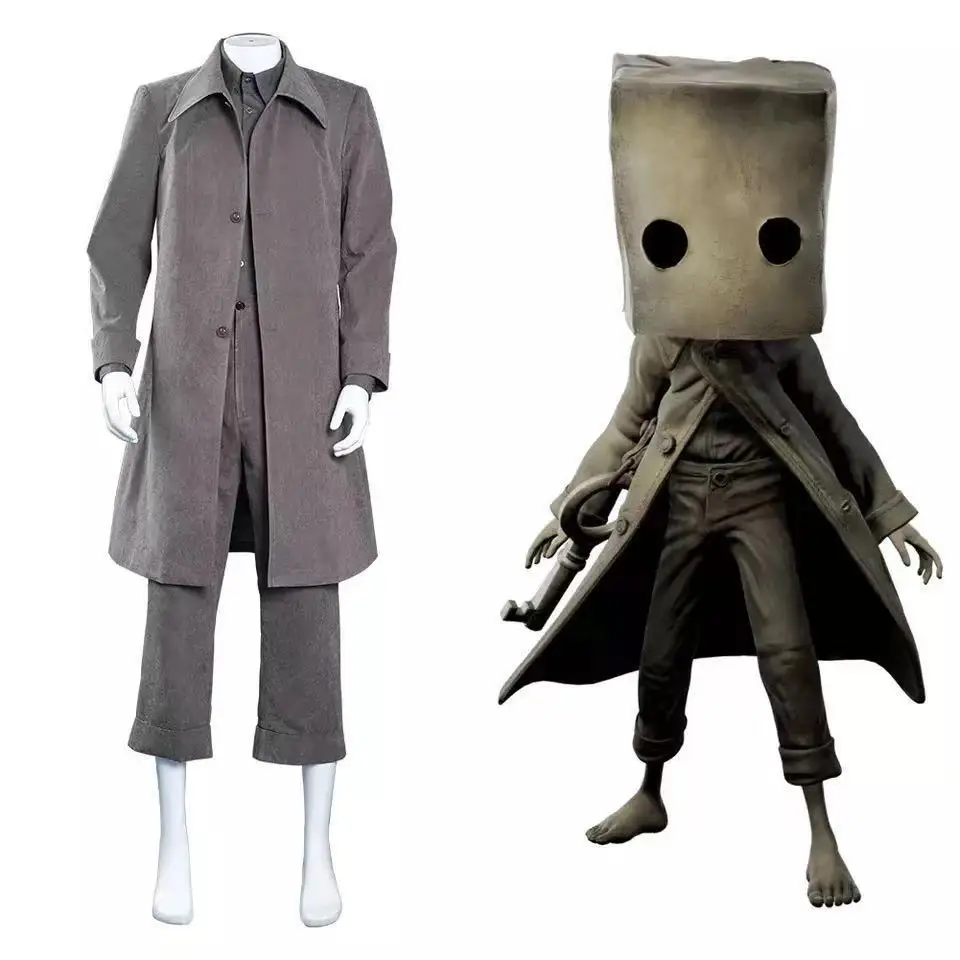 Gioco Mono Costumi Cosplay Little Nightings 2 Mono Coat Uniform Adult Performance Clothes Mantello Halloween Carnival Party Cloth