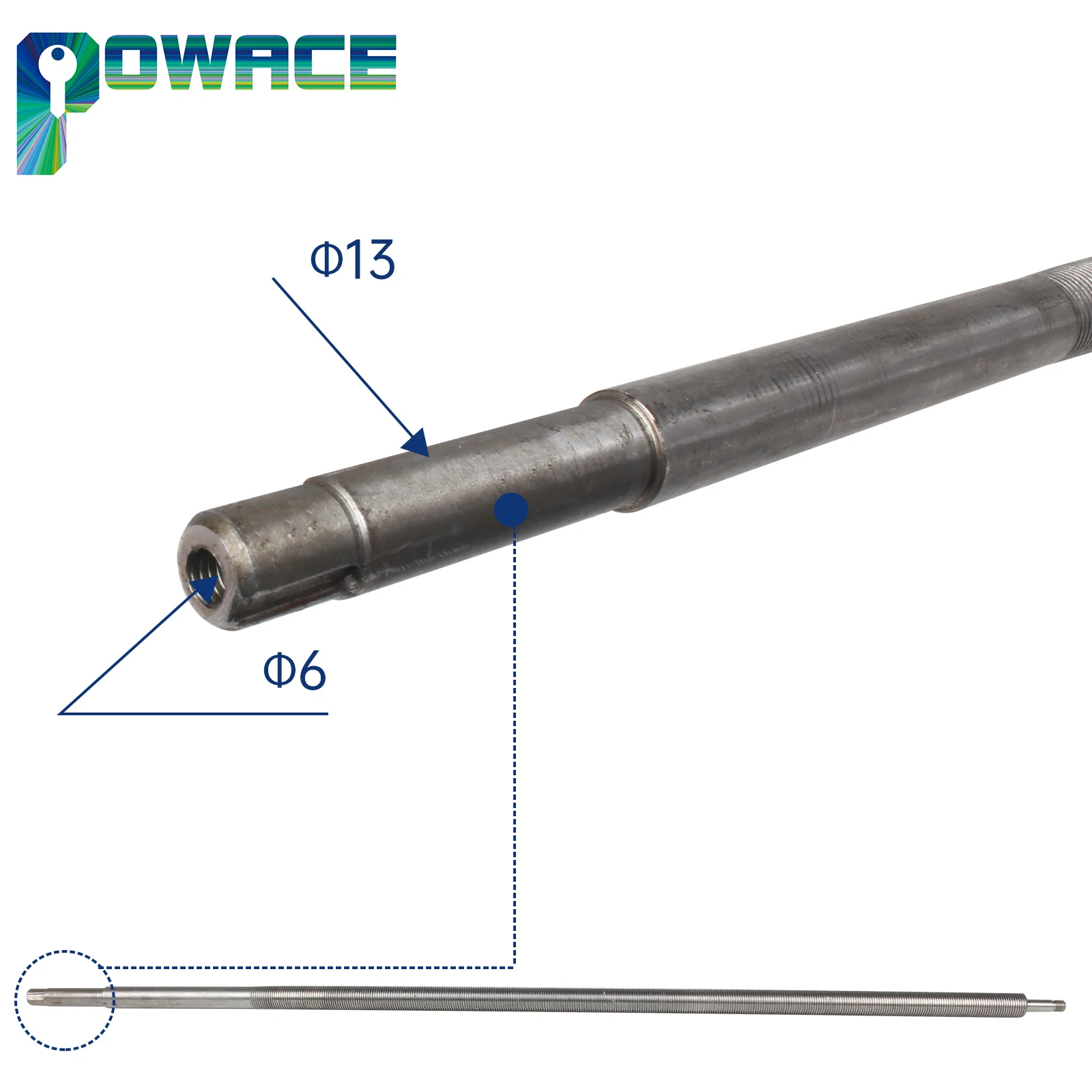 Lead Screw For CJ 0618 WM210V CD210V MX210V Mini Lathe Machine