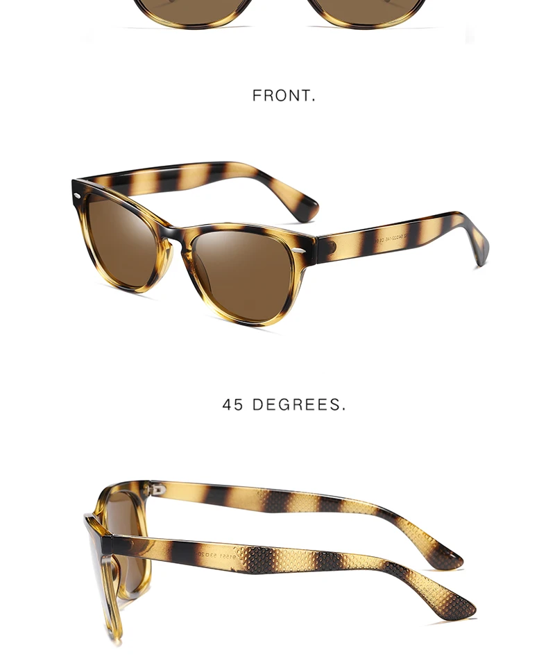 CRIXALIS Trendige süße Cat-Eye-polarisierte Sonnenbrille für Damen, modische Cateye-Sonnenbrille für Damen, UV400 – Detail 16