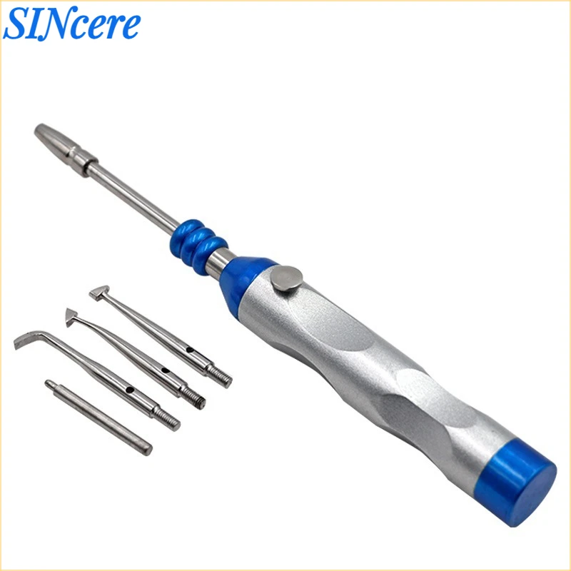 Dental Automatic Teeth Crown Remover Adjustable 4 Shifts Crown Remover Stainless Steel Dentist Lab Teeth Restoration Tool