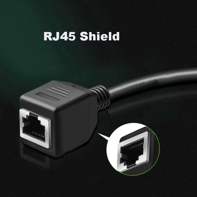 RJ45 네트워크 케이블 분배기 RJ45 남성-여성 플러그 변환 와이어 LAN 이더넷 연장 코드 30cm 50cm 1m 네트워크 라인 어댑터