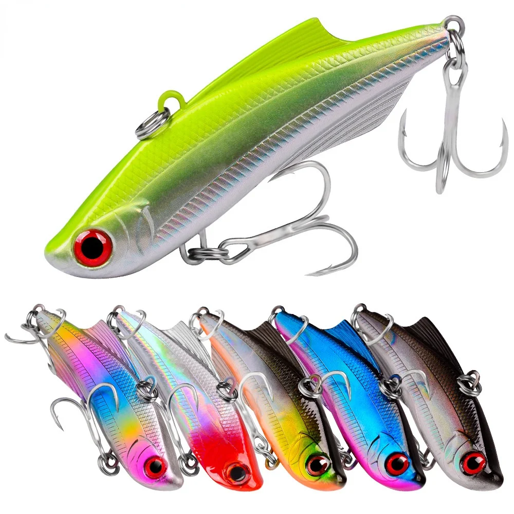 Pencil VIB Fishing Lure 7cm- 20.5g Sinking Bass Bait Vibra Rattlin 6# BKB Hook Artificial Hard Trout Tackle | Спорт и развлечения