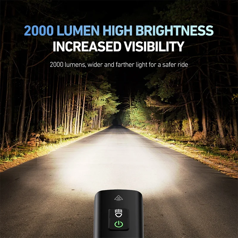 1200LM Rechargeable Bike Light Set 3