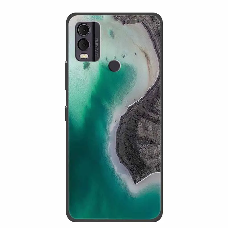 Stylish Marble Silicone Phone Case - Soft TPU Cover with Cool Design