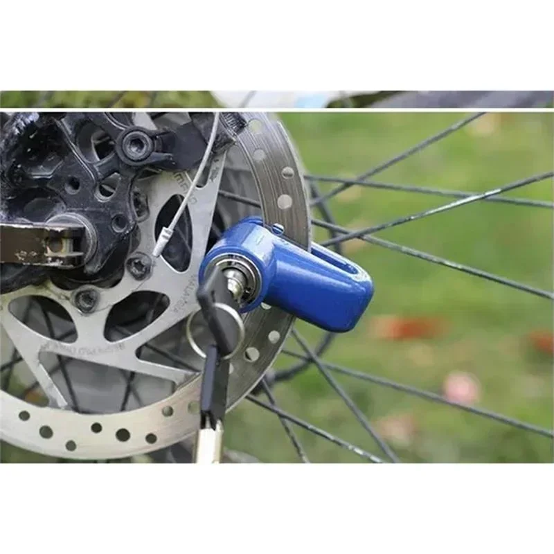 Motorcycle Bike Anti-Theft Wheel Disc Brake Lock Safety Disc Wheel Lock Mountain Road Bike Padlock with Keys motorcycle lock,motorcycle disc lock,motorcycle disc brake lock,bicycle disc brake lock,bicycle lock