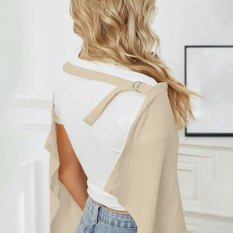 Nursing Cover Breastfeeding Cotton Baby Feeding Nursing Shawl Adjustable Privacy Apron Baby Carseat Covers Stroller Blanket