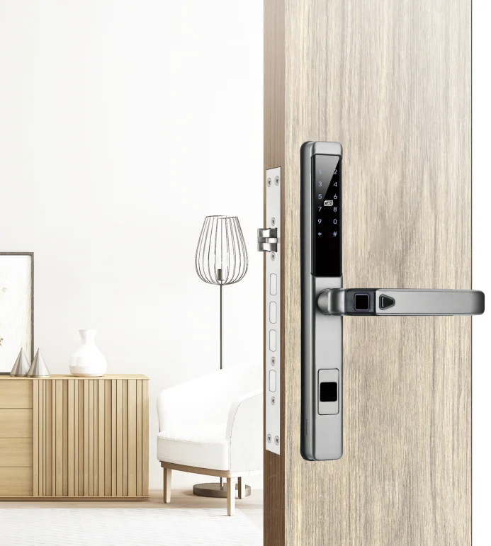 Waterproof Anti-Theft Digital Keyless Code Door Handle Lock Set for Door