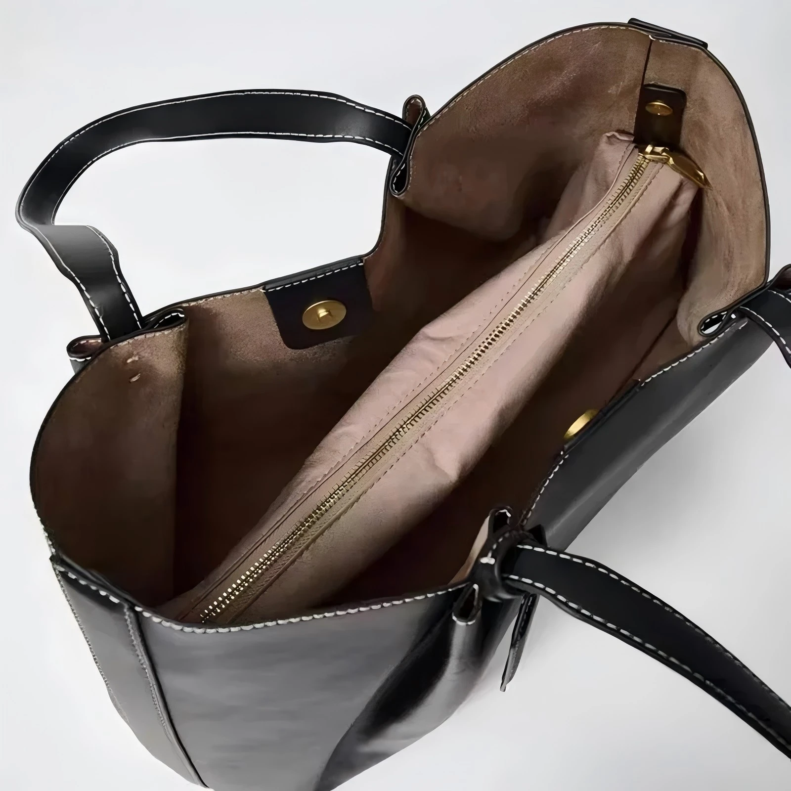 CLIP TOTE BAG, Women's Fashion Luxury Handbag Design, Pure Color Contracted and Single Shoulder Bag, Senior PU Leather Handbags 6